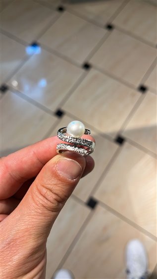 Ring OirJewels Woman in White Gold Diamante 0.20 Ct ANAC-2-19 - ANAC-2-19